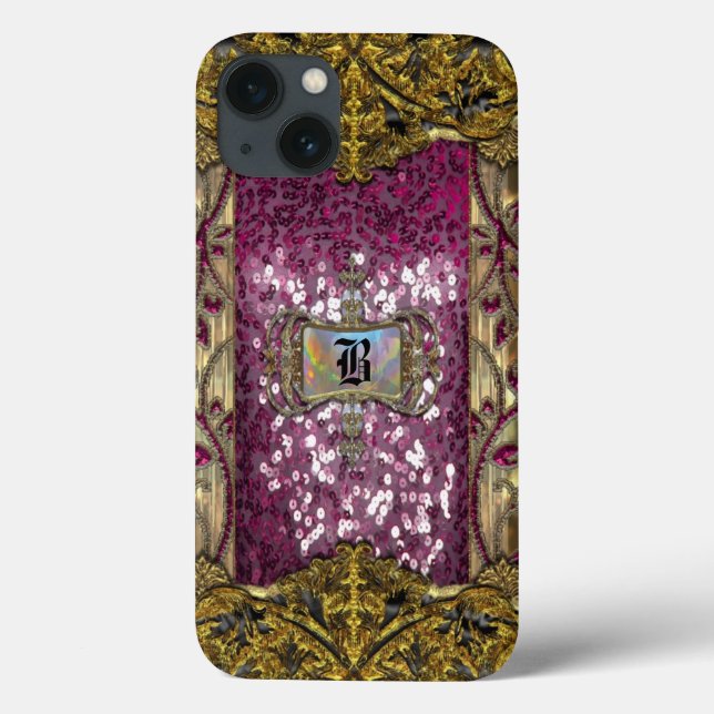 Gleemshore Protection Grace  Victorian Monogram Case-Mate iPhone Case (Back)