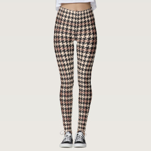 Glen Check Plaid Fashion Print Leggings