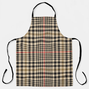 Glen Check Plaid Pixel Art Apron