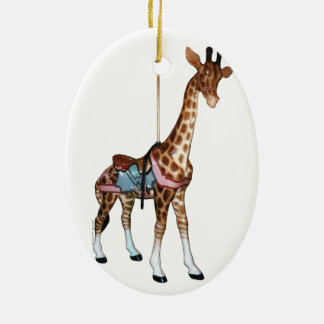 Glen Echo Carousel Giraffe Ceramic Tree Decoration