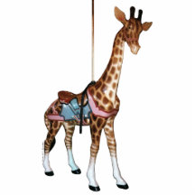 Glen Echo Carousel Giraffe Photo Sculpture
