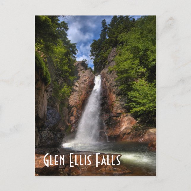 Glen Ellis Falls Postcard (Front)