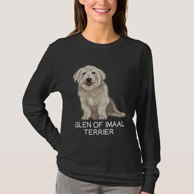 Glen of Imaal Terrier Crazy Dog T-Shirt (Front)