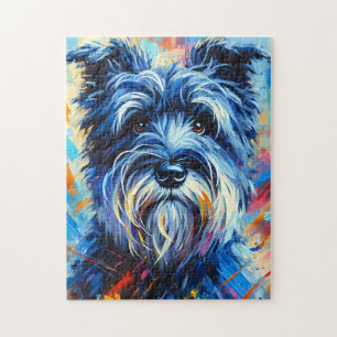Glen of Imaal Terrier Dog Acrylic Print Colourfu Jigsaw Puzzle