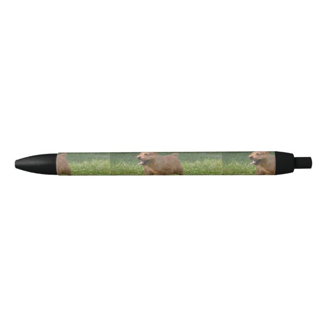 Glen of Imaal Terrier Dog Black Ink Pen (Front)