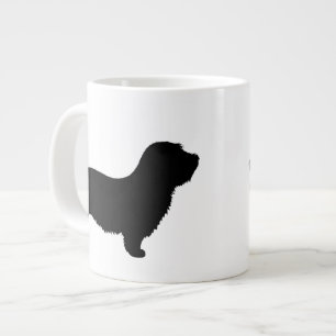 Glen of Imaal Terrier Dog Silhouettes Large Coffee Mug