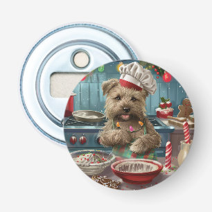 Glen of Imaal Terrier Holiday Baking: Festive Bottle Opener