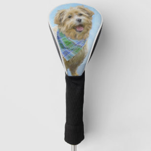 Glen of Imaal Terrier Painting - Original Dog Art Golf Head Cover
