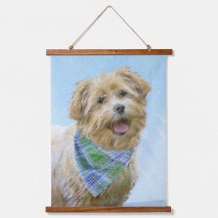 Glen of Imaal Terrier Painting - Original Dog Art Hanging Tapestry