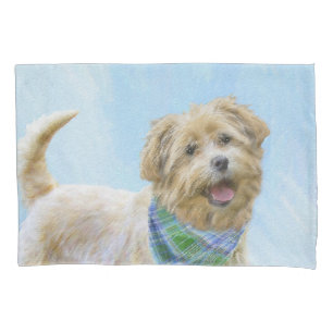 Glen of Imaal Terrier Painting - Original Dog Art Pillowcase