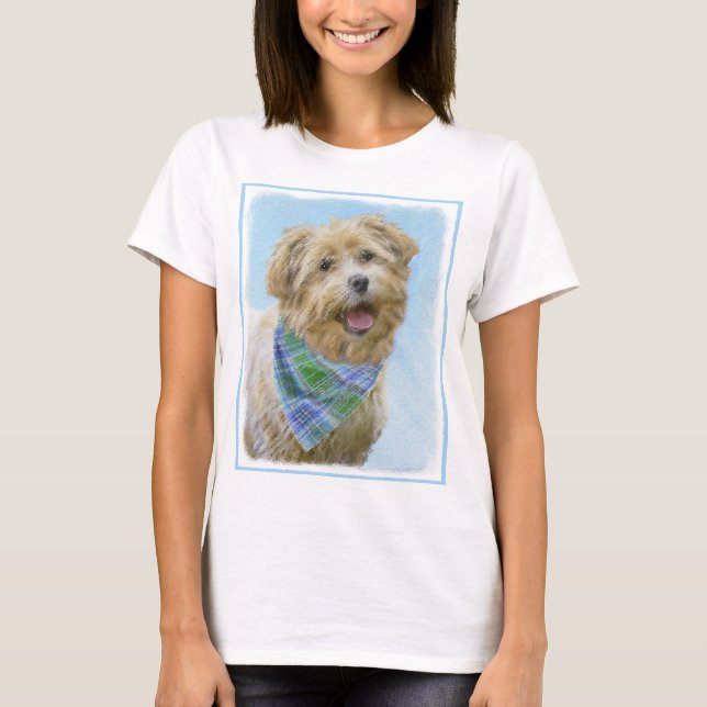 Glen of Imaal Terrier Painting - Original Dog Art T-Shirt (Front)