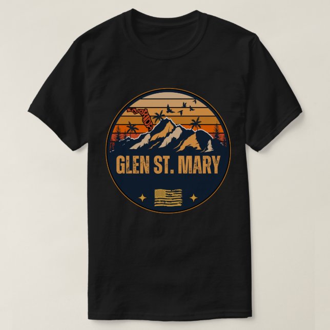 Glen St. Mary, Florida  T-Shirt (Design Front)