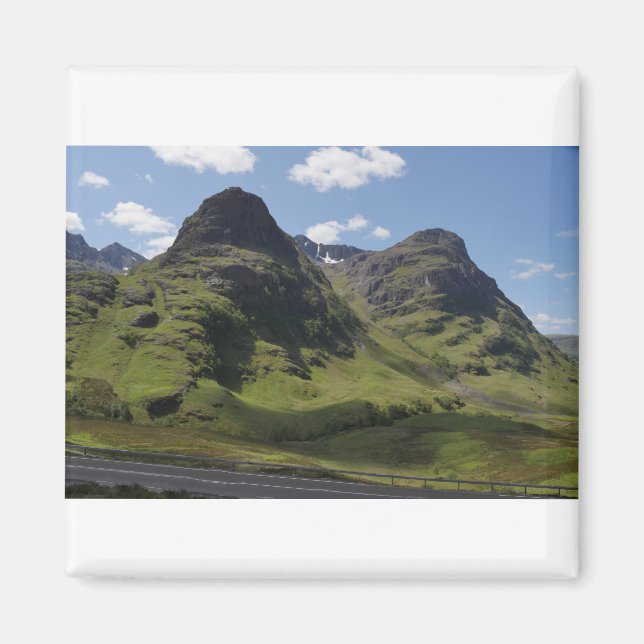 Glencoe 20539 in the Highlands of Scotland Magnet (Front)