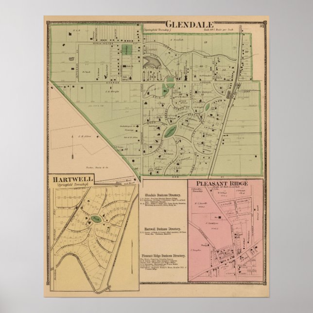 Glendale, Ohio Poster (Front)