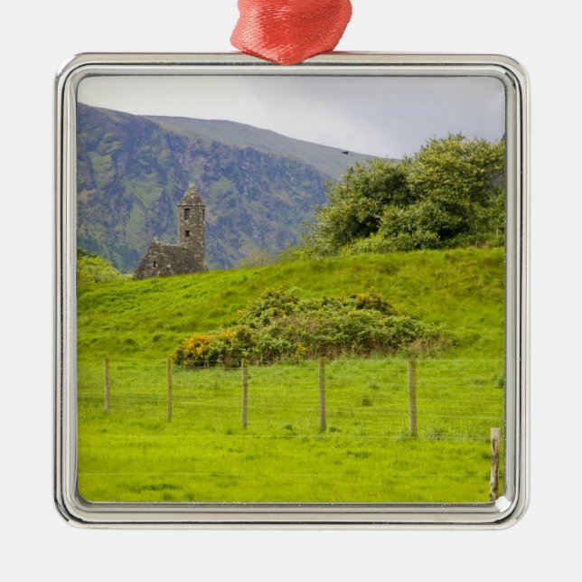 Glendalough, Ireland. Glendalough is one of Metal Tree Decoration (Front)