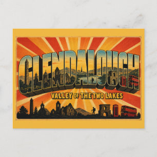 Glendalough Ireland Monastic City Postcard