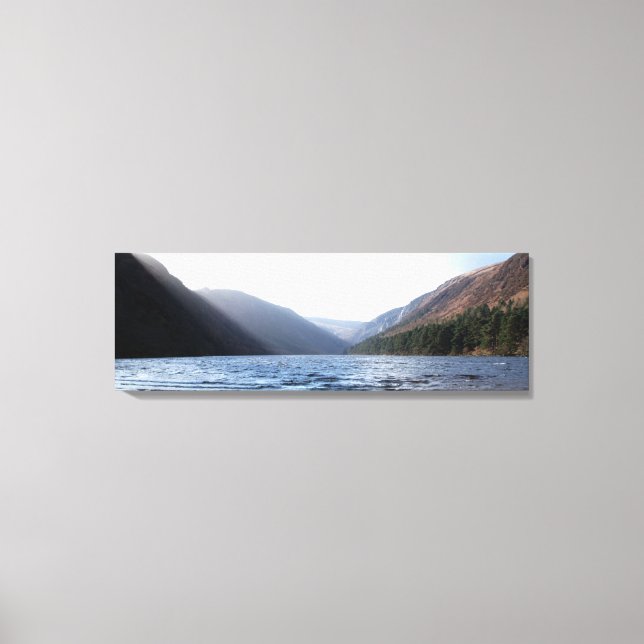 Glendalough - upper lake canvas print (Front)