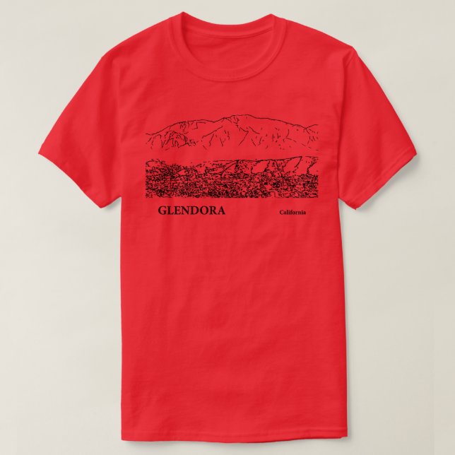 Glendora California TShirt 2 (Design Front)