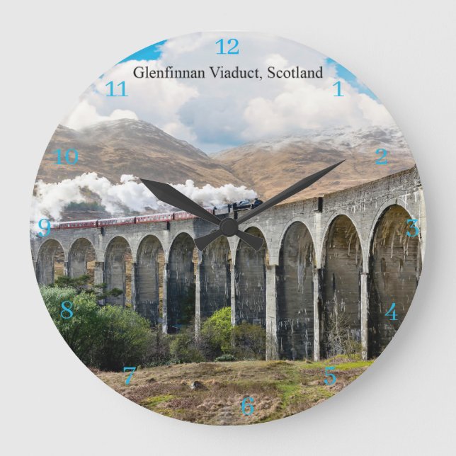 Glenfinnan Viaduct, Scotland Large Clock (Front)