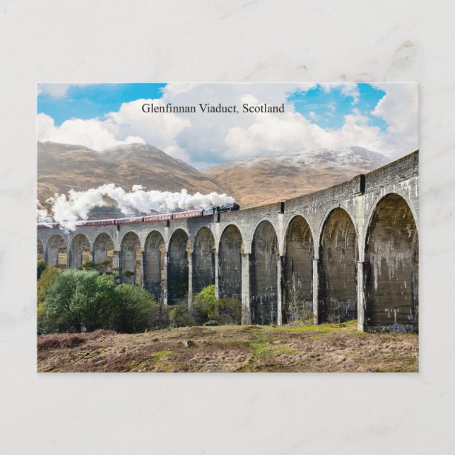 Glenfinnan Viaduct, Scotland Postcard (Front)