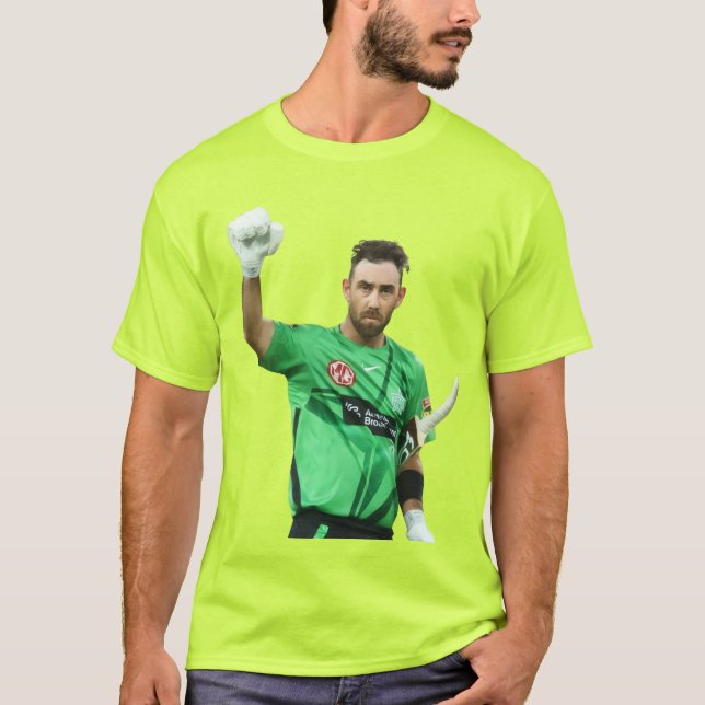 Glenn Maxwell Melbourne Stars Cricket Fan Art T-Shirt (Front)