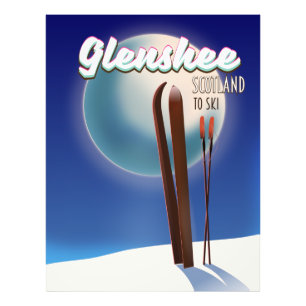 Glenshee Scotland Ski poster