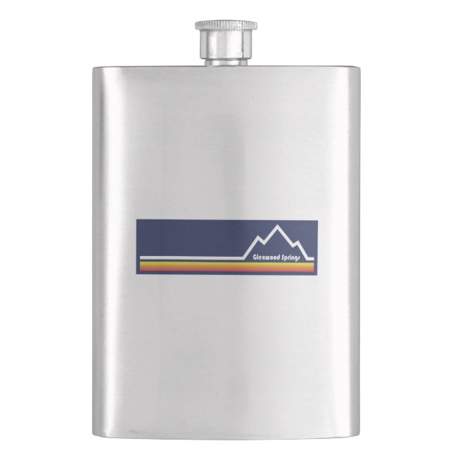 Glenwood Springs, Colorado Hip Flask (Front)