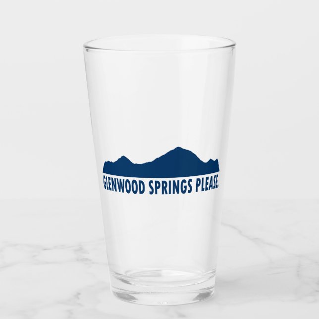 Glenwood Springs Colorado Please Glass (Front)