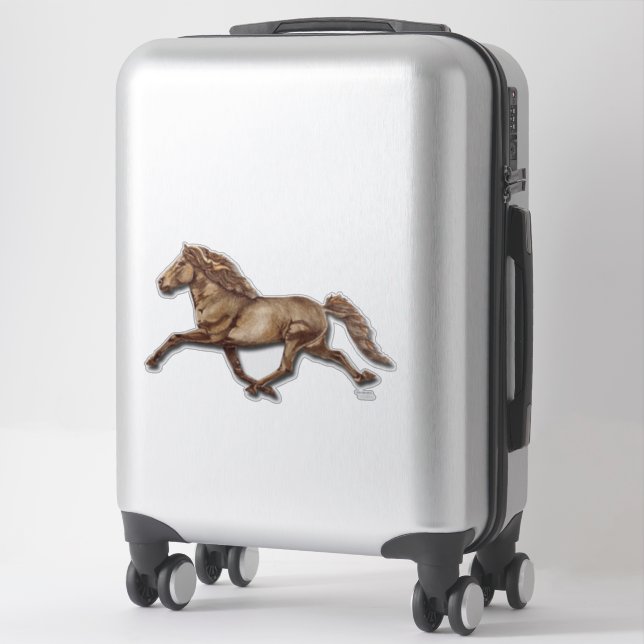 Gletta in Bronze Icelandic Horse (Suitcase)