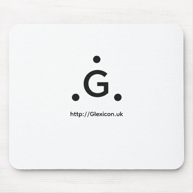 Glexicon UK Mouse Pad (Front)