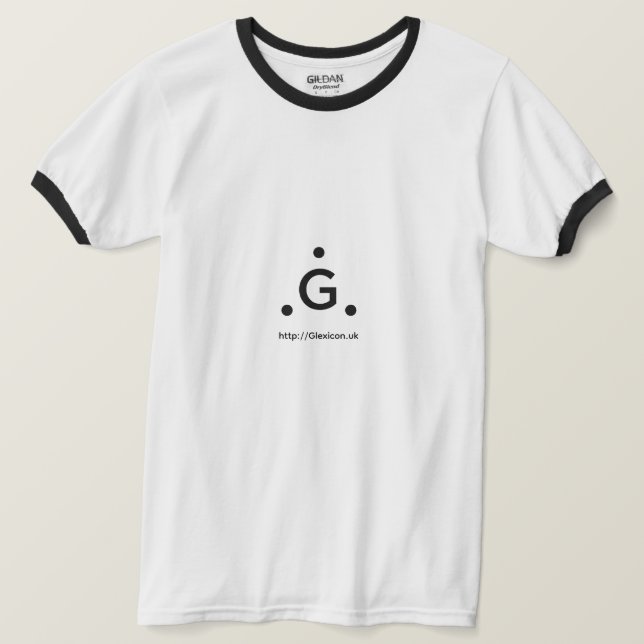 Glexicon UK Ringer T-Shirt (Design Front)