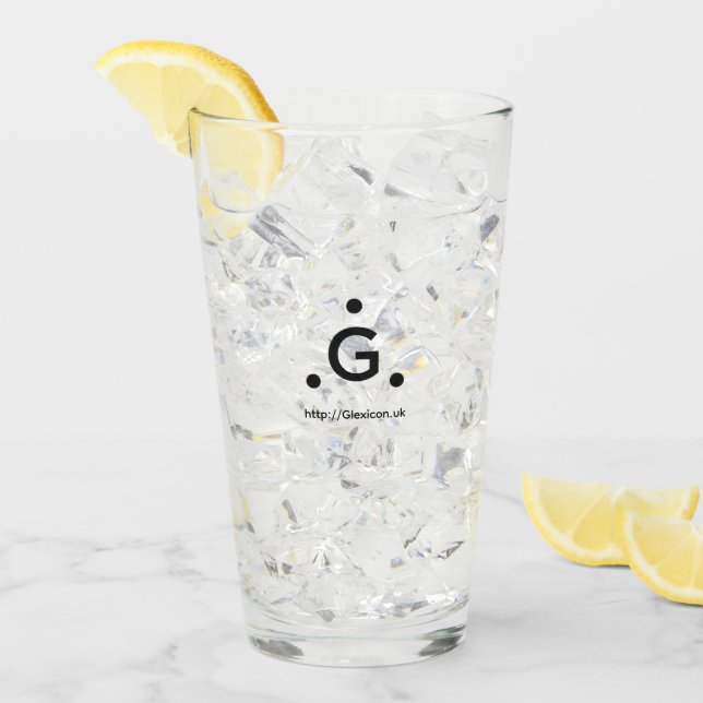 Glexicon UK Tumbler Glass (Front Ice)