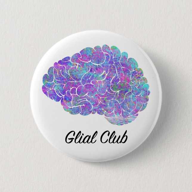 Glial Club 6 Cm Round Badge (Front)