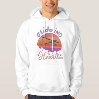 "Glide into Hearts Hoodie