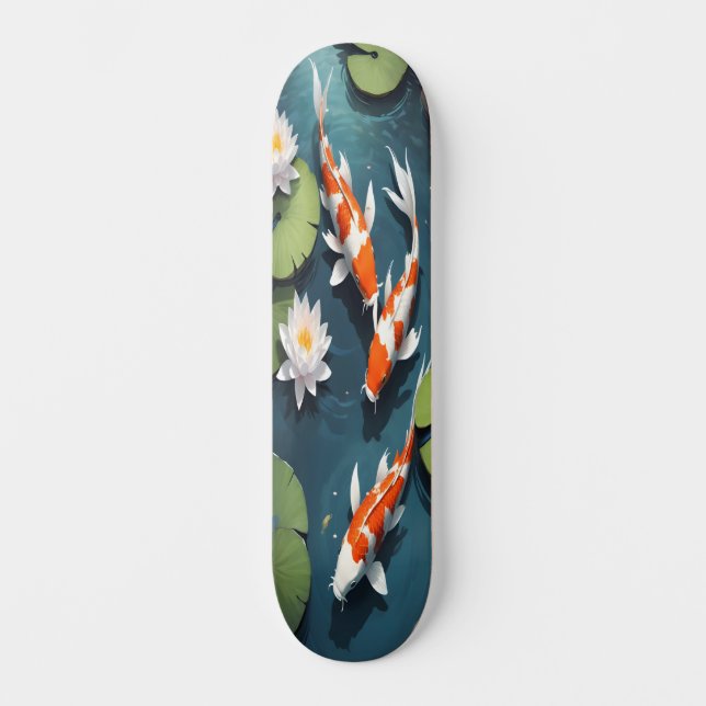 Glide of the Koi Edition 3 Skateboard (Front)