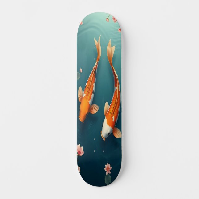 Glide of the Koi Edition 4 Skateboard (Front)