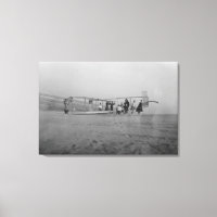 Glider being prepared for flight by