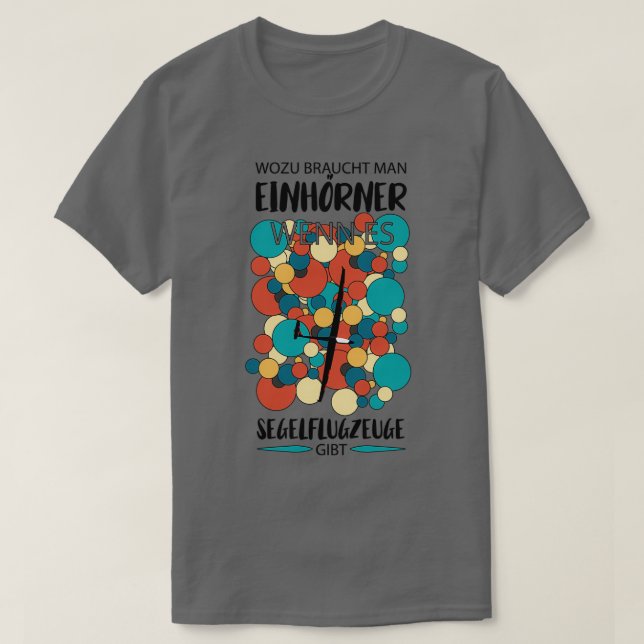 Glider pilot glider flying glider plane 2  T-Shirt (Design Front)