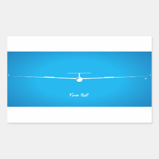 Glider Rectangular Sticker