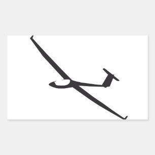 Glider Rectangular Sticker