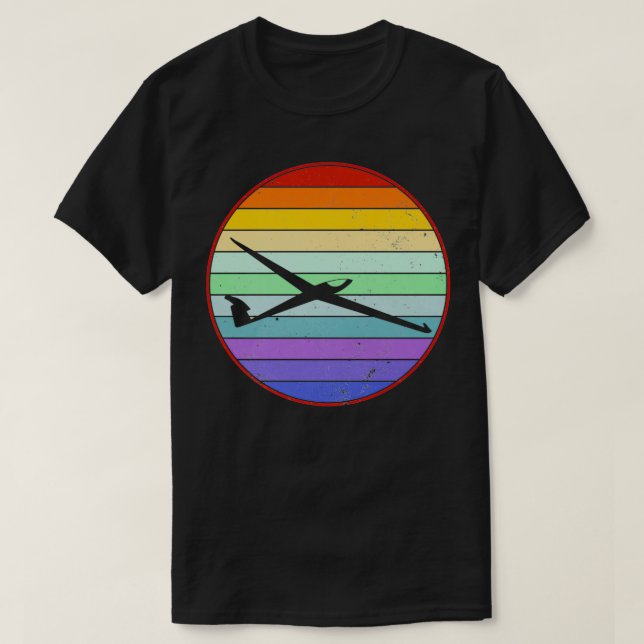 Glider Retro  T-Shirt (Design Front)