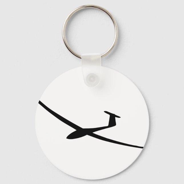 glider sailplane key ring (Front)
