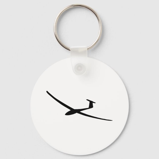 glider sailplane key ring (Front)
