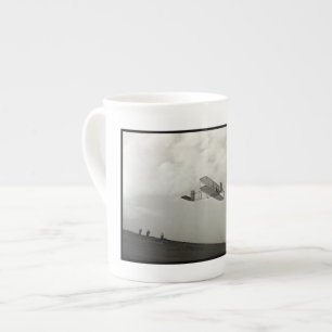Glider Test Flight Aviation Wright Brothers Bone China Mug