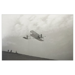 Glider Test Flight Aviation Wright Brothers Fabric