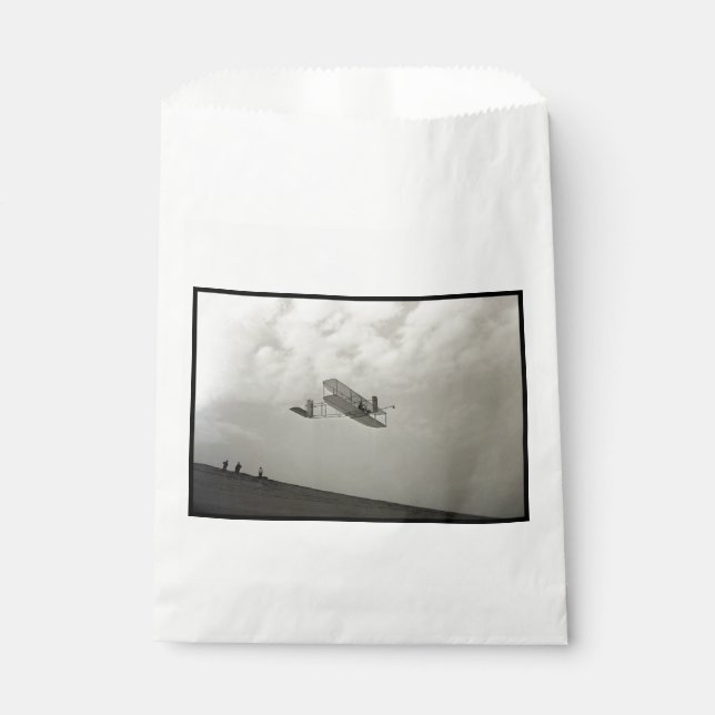 Glider Test Flight Aviation Wright Brothers Favour Bags (Front)