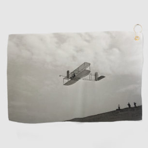 Glider Test Flight Aviation Wright Brothers Golf Towel