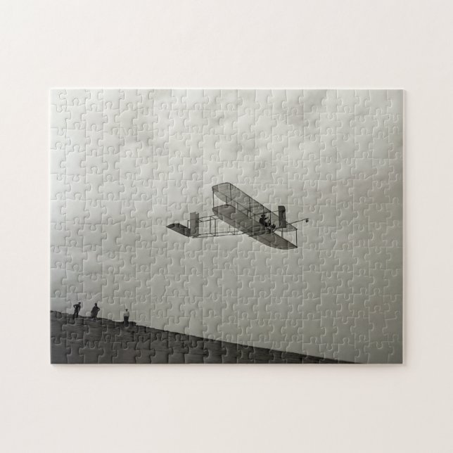 Glider Test Flight Aviation Wright Brothers Jigsaw Puzzle (Horizontal)