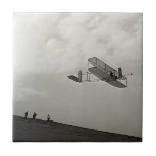 Glider Test Flight Aviation Wright Brothers Tile