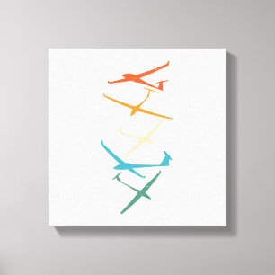 Gliders Glider Pilot Thermals Soaring Soar Gifts Canvas Print